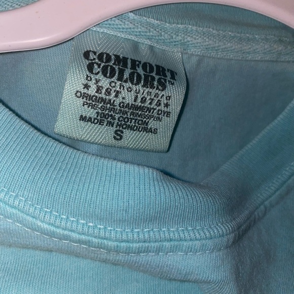 Ivory Ella Woman Long Sleeve Top T-shirt aqua Blue Kenya Elephant Moking Top S - Picture 3 of 3